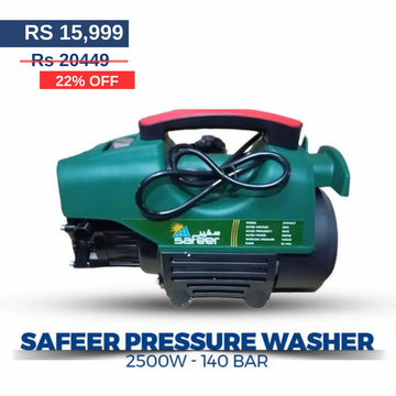 Safeer Pressure Washer 2500W | 140Bar High-Performance Cleaning