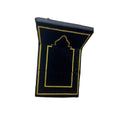 Back Rest Prayer Mat - Black