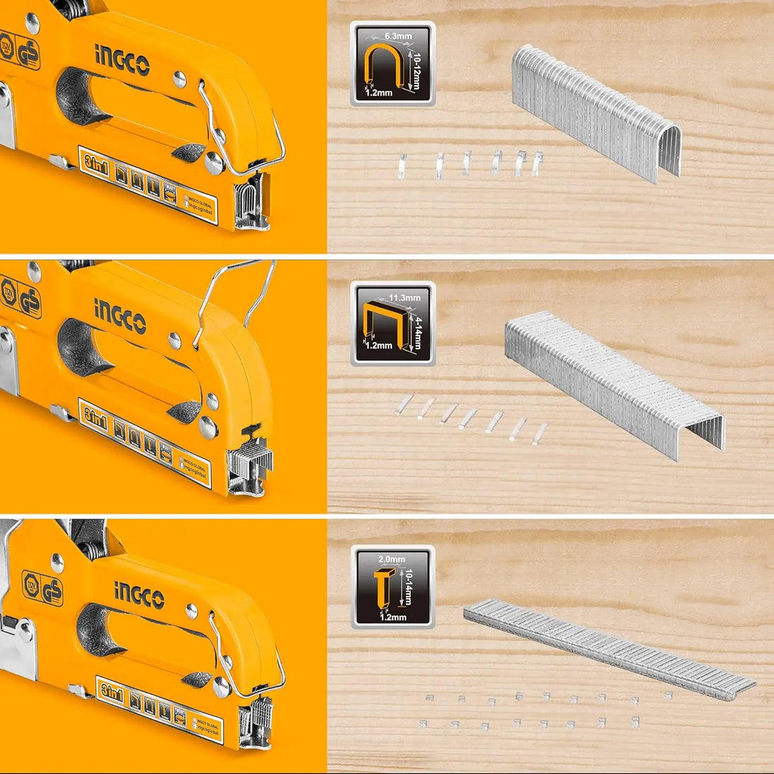 Ingco 3 IN 1 Stapler gunn