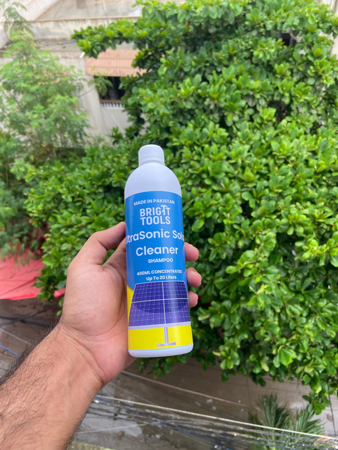 Solar Panel Cleaning Shampoo 400ML – Ultra-Concentrated Cleaner (Makes 20 Litres) | Professional Grade Panel Wash for Maximum Efficiency