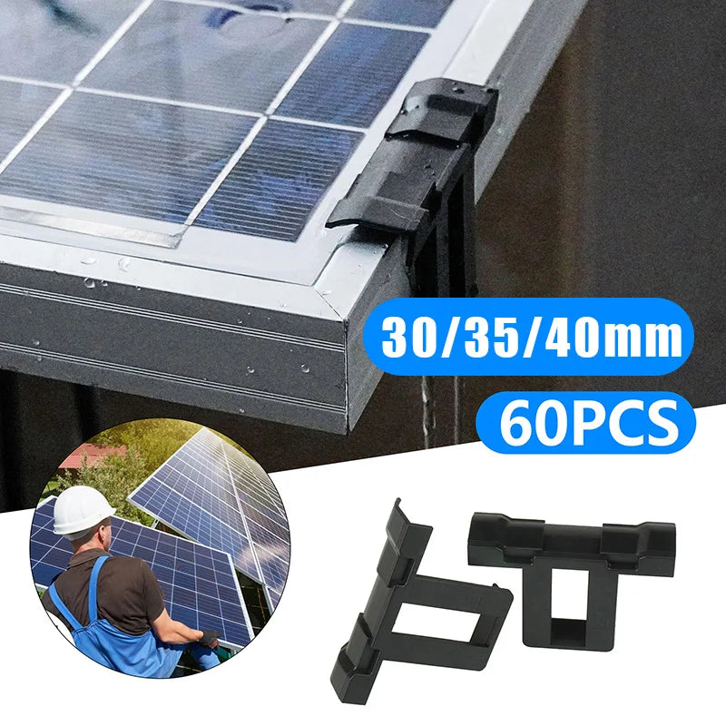 Clips for draining water from solar panels 35mm